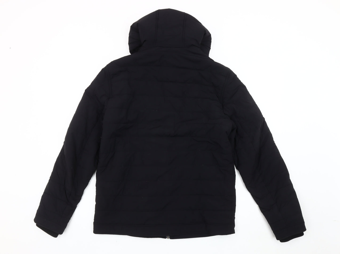 Ted Baker Womens Black Size 8 Puffer Jacket Hooded Winter Coat