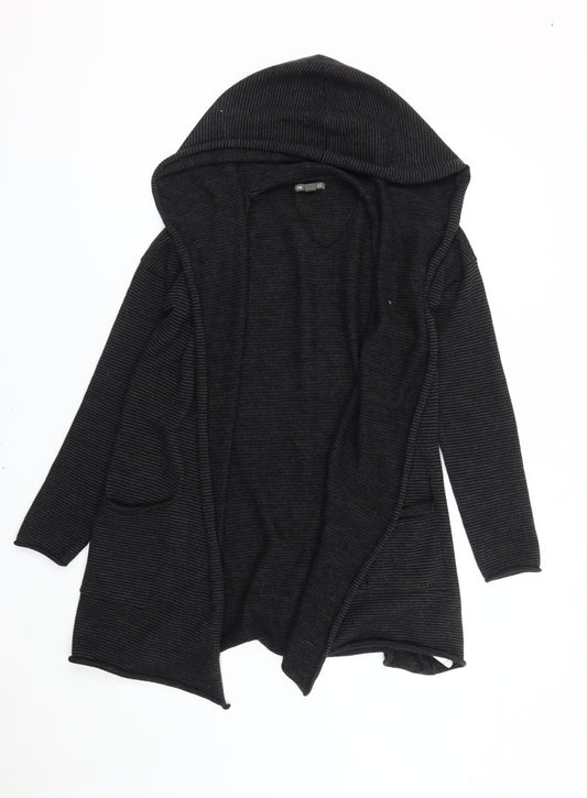 Gap Women’s Black Merino Wool Hooded Cardigan Size S Long Sleeve