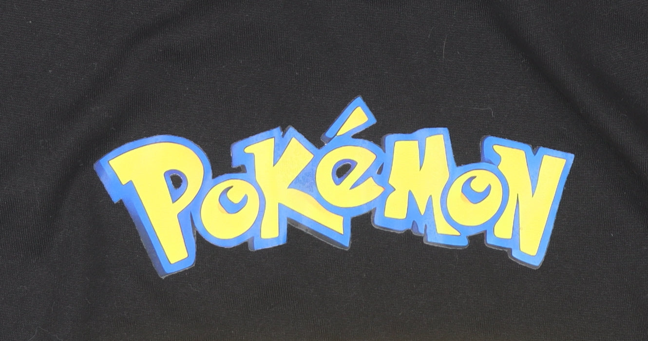 Pokémon Women Black Pikachu Graphic T-Shirt M Short Sleeve