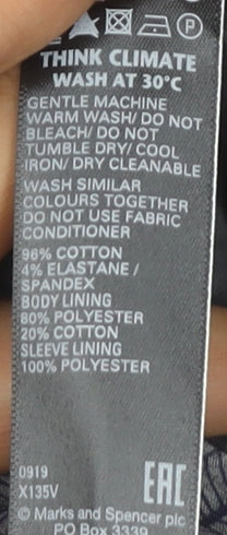 Marks and Spencer Men’s Grey Cotton Zip Jacket Size M 38-40 in Regular Fit