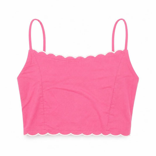 Womens UK Size 4 Nobody's Child Pink Lyocell Blend Tank