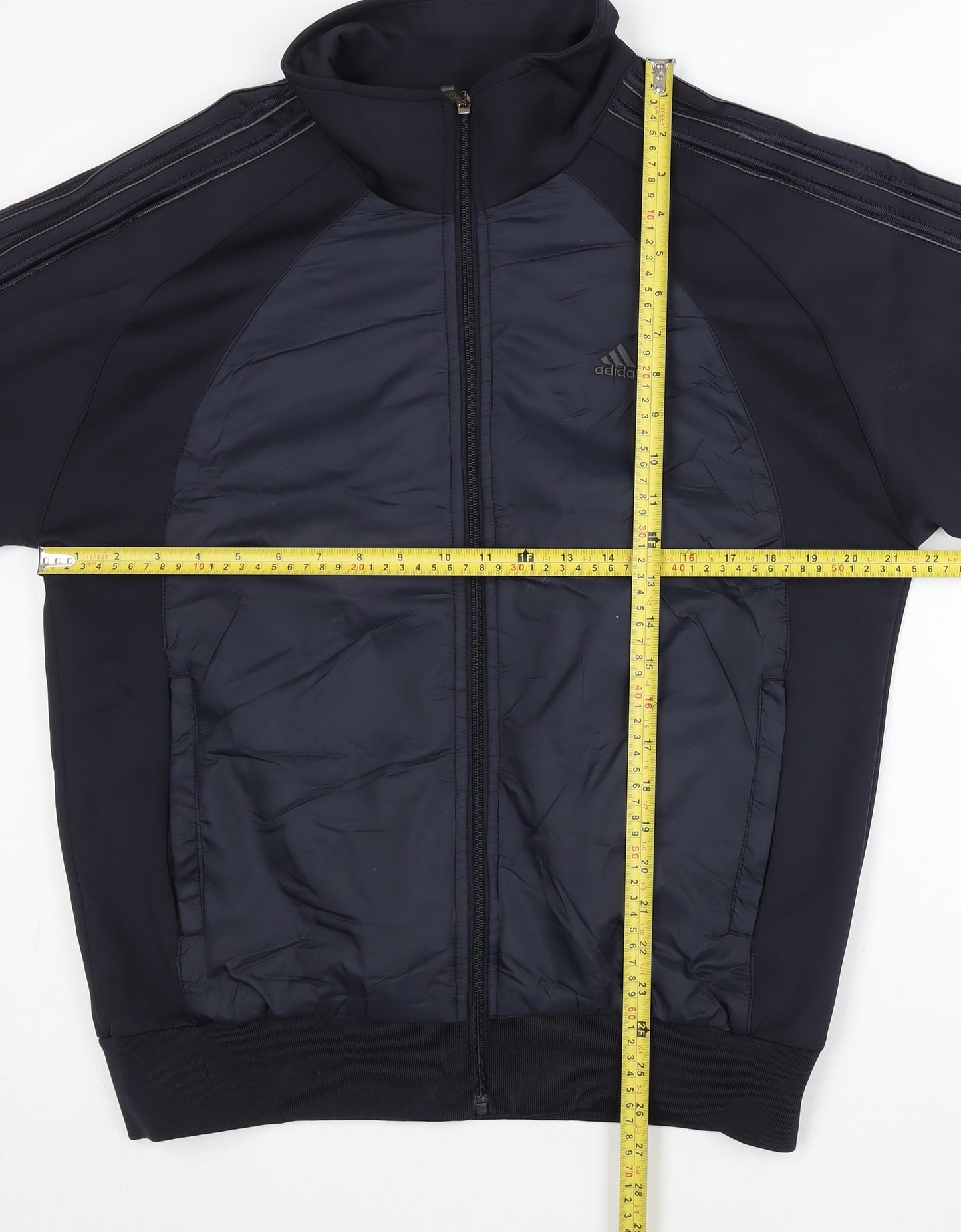 Adidas Men's Blue XL Track Jacket Full Zip Sportswear