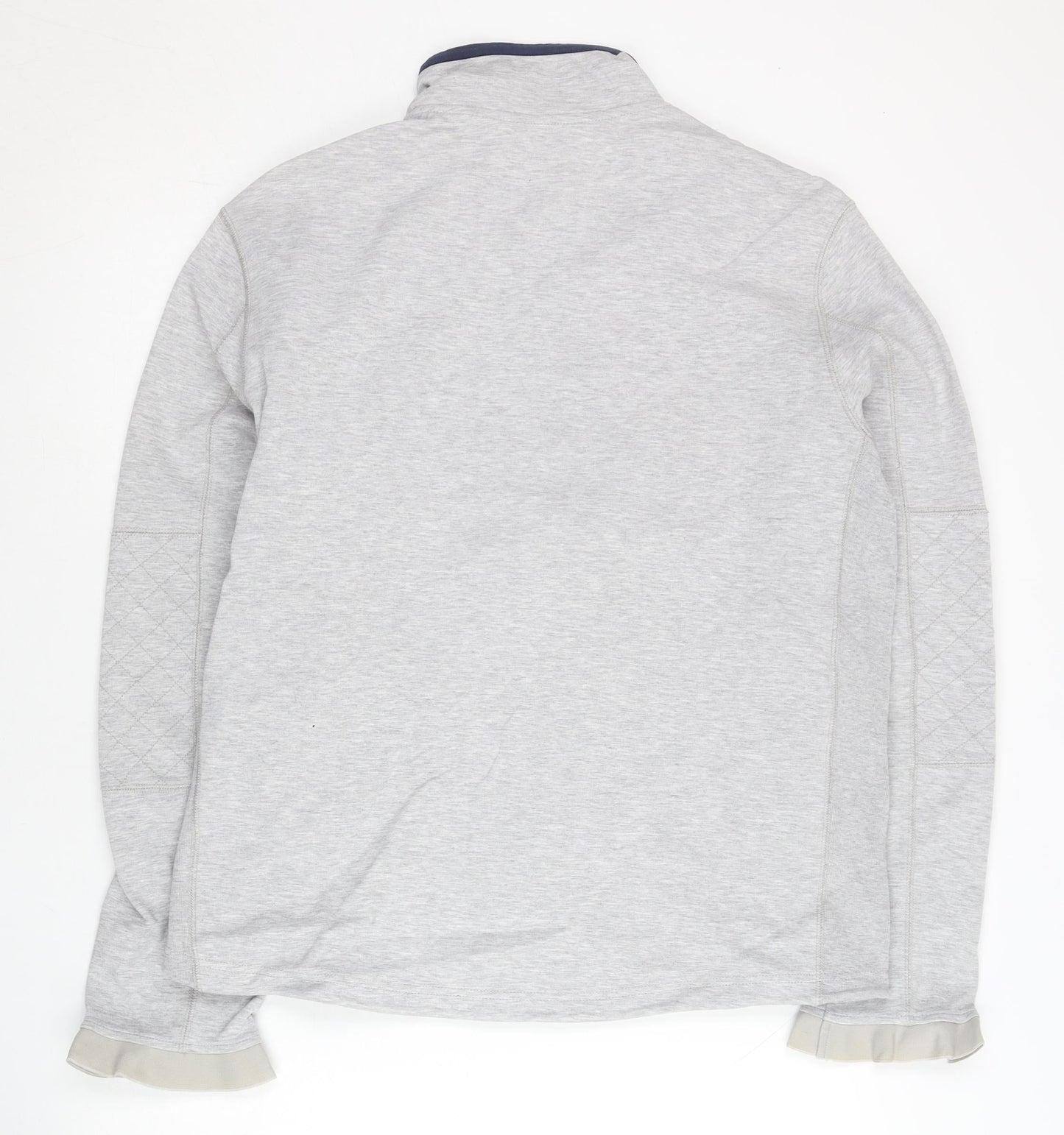 Kappa Men's Grey L Track Jacket Full Zip Lightweight Cotton Blend