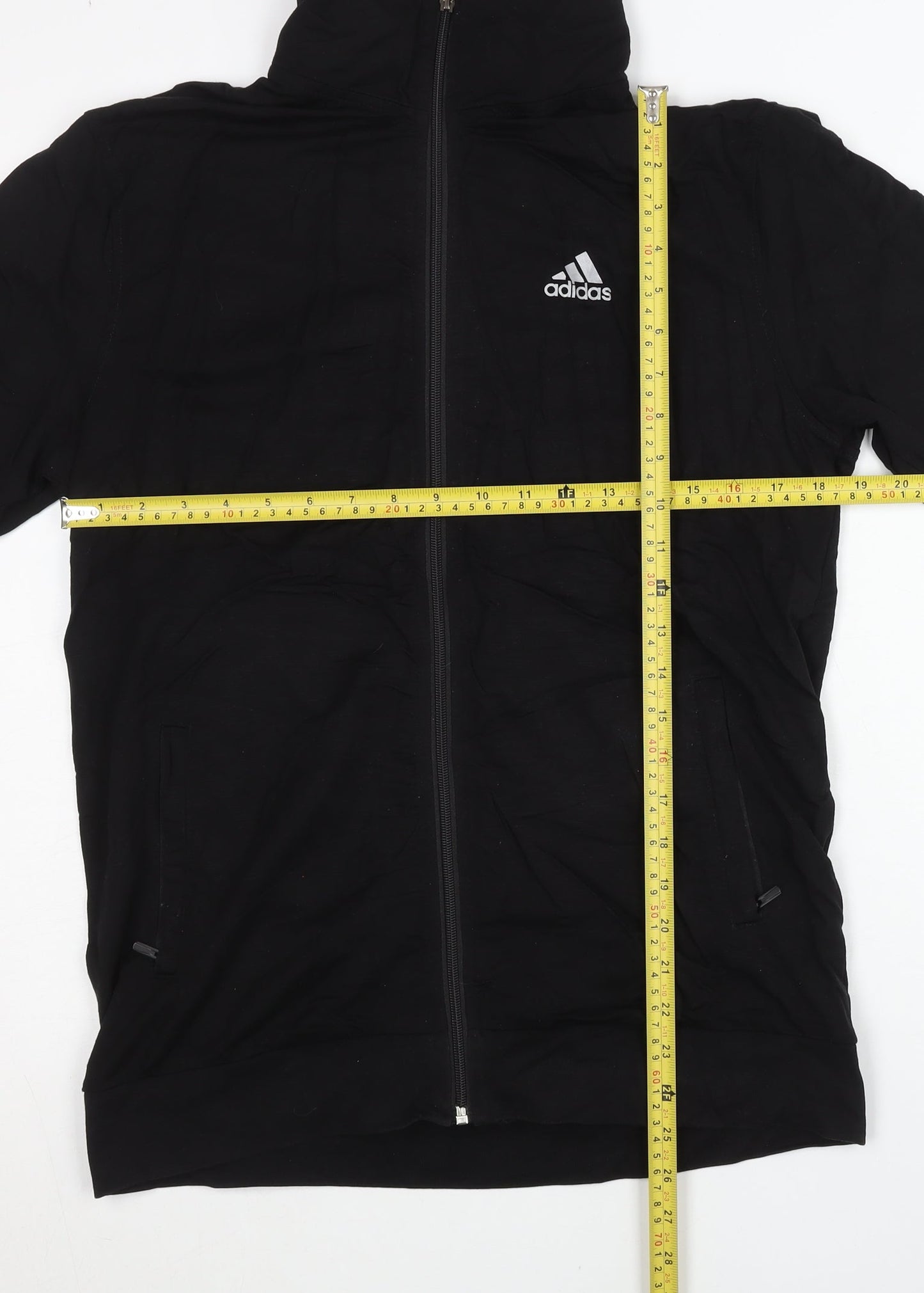 Adidas Men's Black XL Regular Fit Track Jacket Full Zip Sportswear