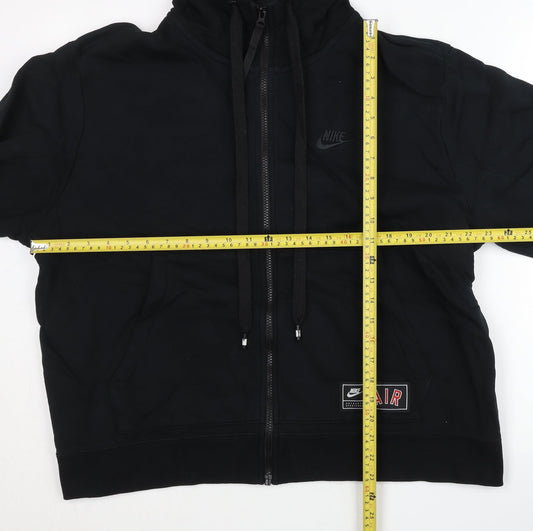 Nike Men’s Black XL Full Zip Hoodie Hooded Sweatshirt Sportswear