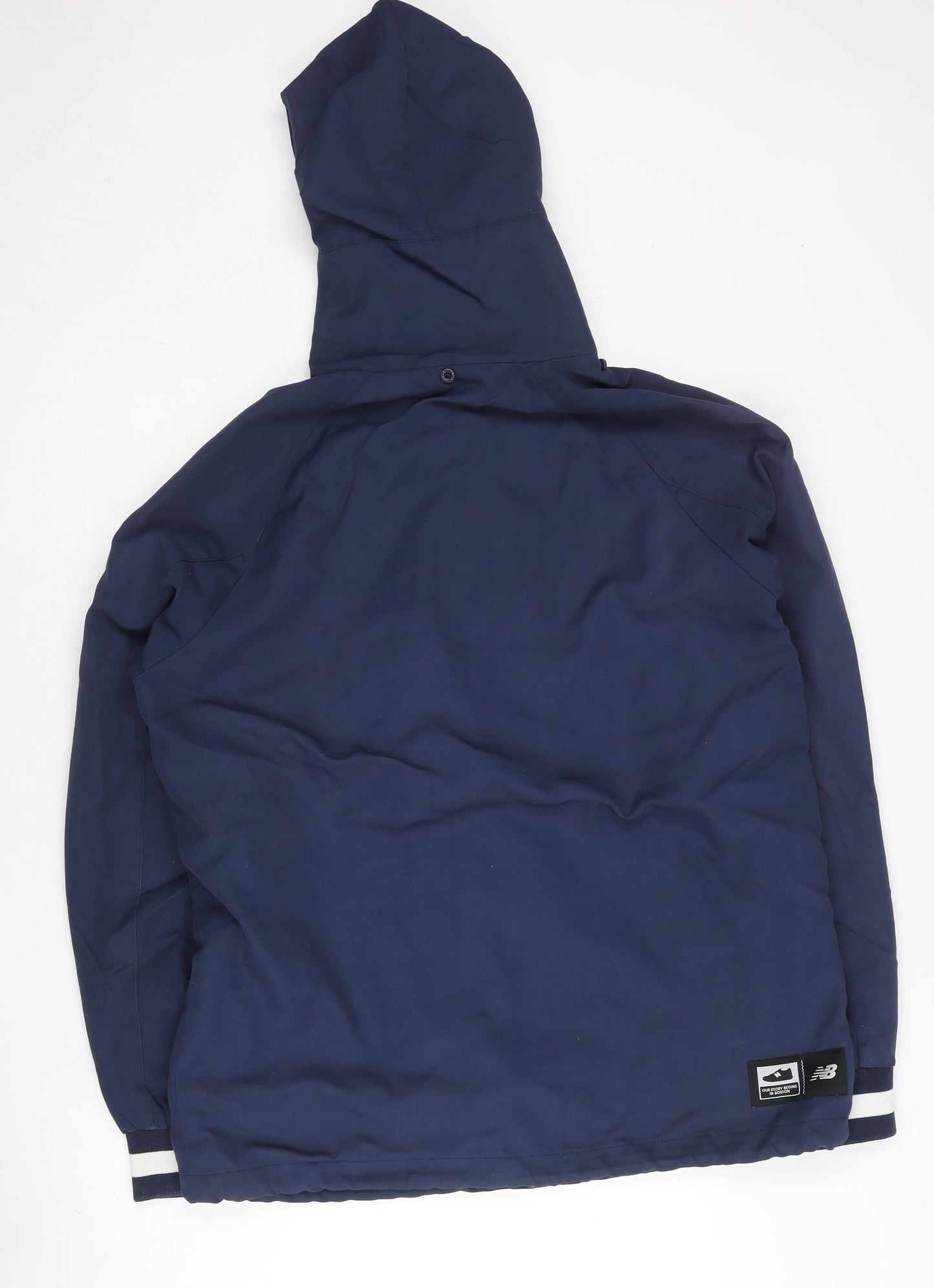 New Balance Men’s Blue XL Hooded Windbreaker Jacket