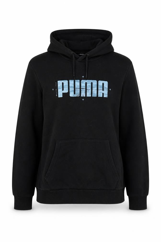 Unisex Adults UK S Regular PUMA Black Pullover Hoodie