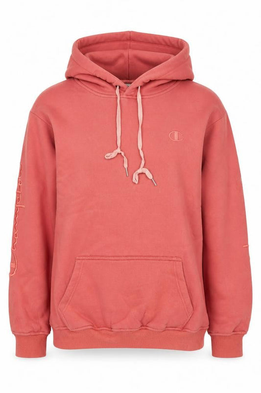 Womens UK L Regular Champion Pink Pullover Hoodie