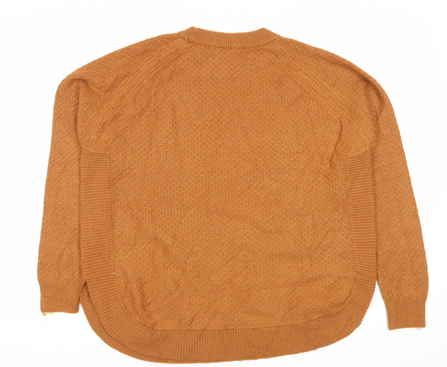 Warehouse Women’s Brown Crew Neck Knit Jumper UK 12