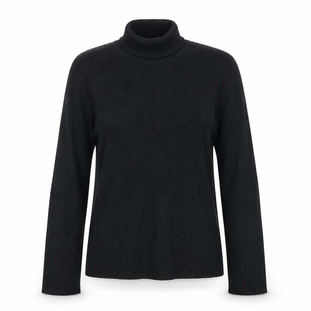 Next Women Black Roll Neck Long Sleeve Knit Top Size 16