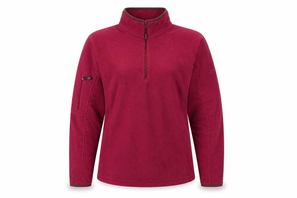 Womens UK 14 Regular Berghaus Red Pullover Sweatshirt
