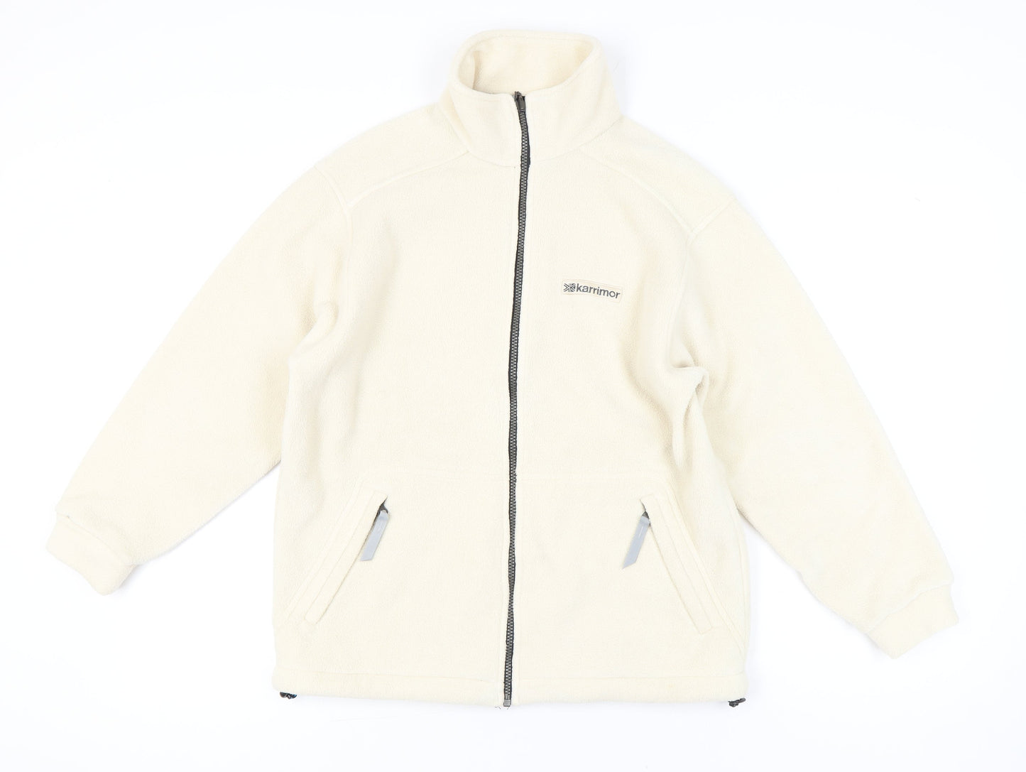 Karrimor Women's Ivory Full Zip Fleece Jacket Size S Outdoor Casual