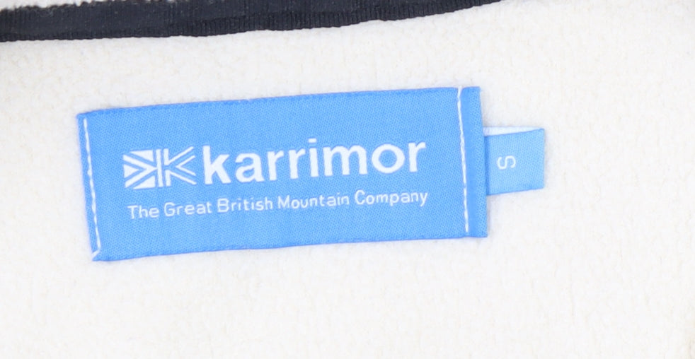 Karrimor Women's Ivory Full Zip Fleece Jacket Size S Outdoor Casual