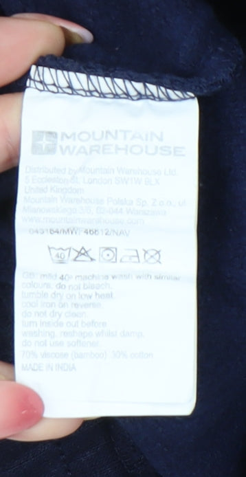 Mountain Warehouse Mens Blue Sweatpants L Regular Fit Elastic Waist Trousers