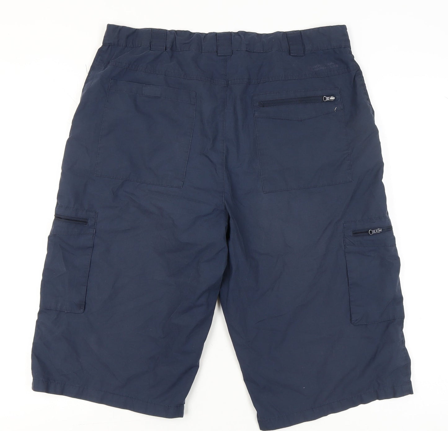 Mountain Warehouse Men's Blue Cargo Shorts Size 36 Regular Fit
