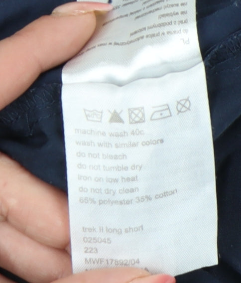 Mountain Warehouse Men's Blue Cargo Shorts Size 36 Regular Fit