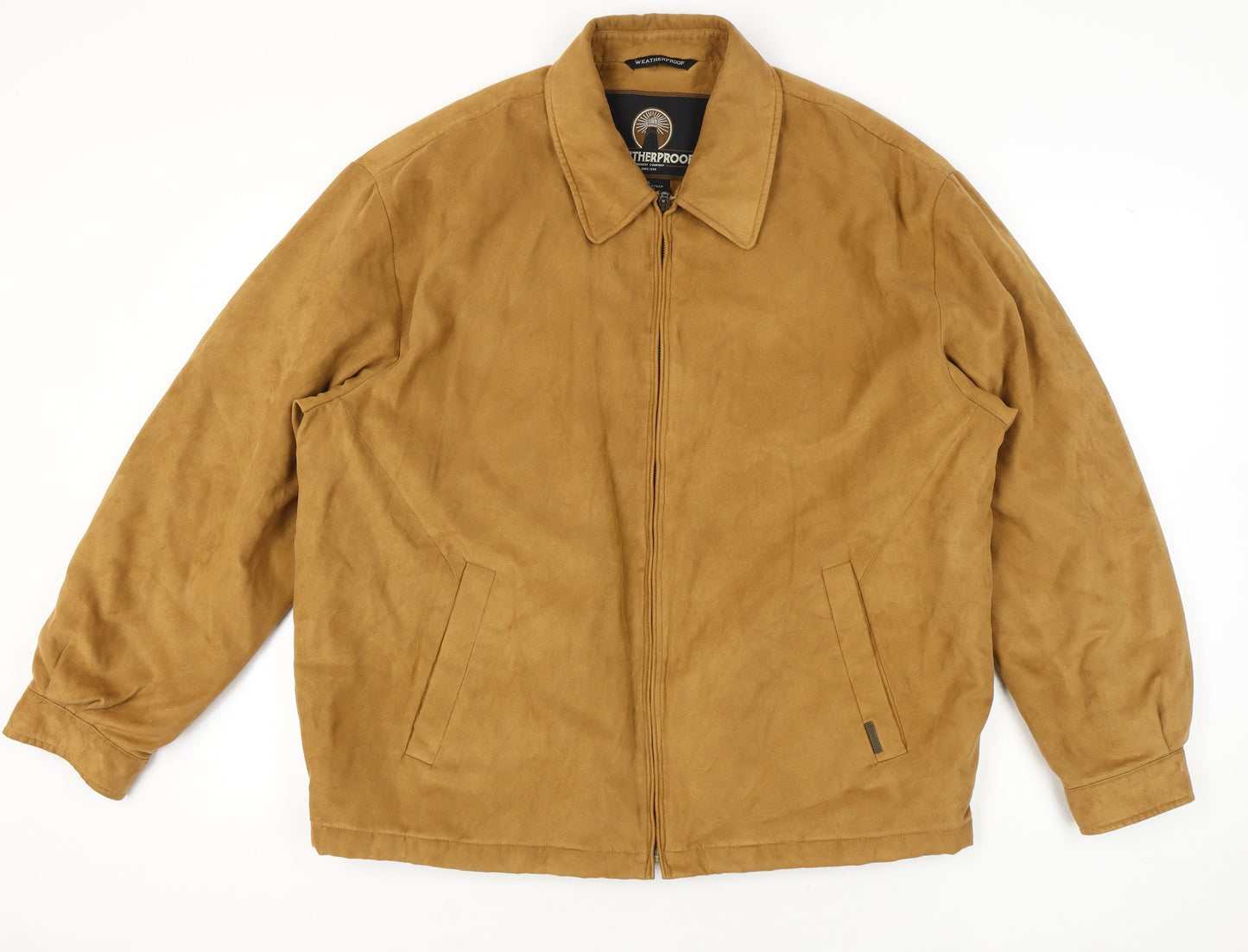 Weatherproof Men's Brown XL Polyester Lined Casual Jacket