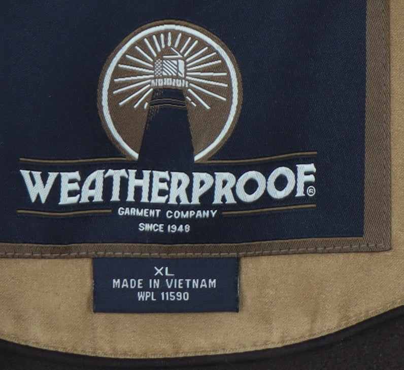 Weatherproof Men's Brown XL Polyester Lined Casual Jacket