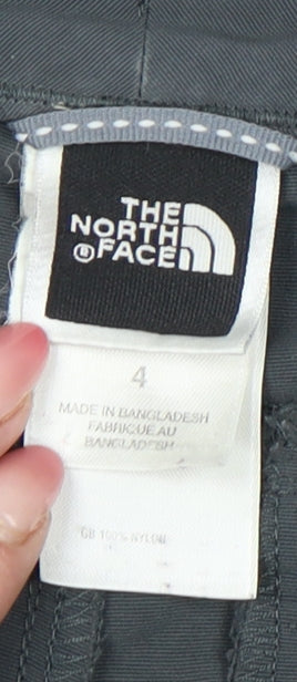 The North Face Womens Grey Cargo Convertible Hiking Trousers Size 4