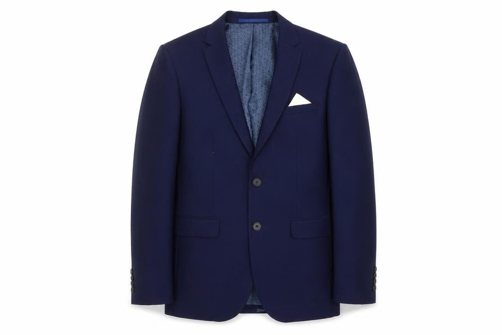 Burton Menswear London Men's Blue 36R Slim Fit Blazer Jacket