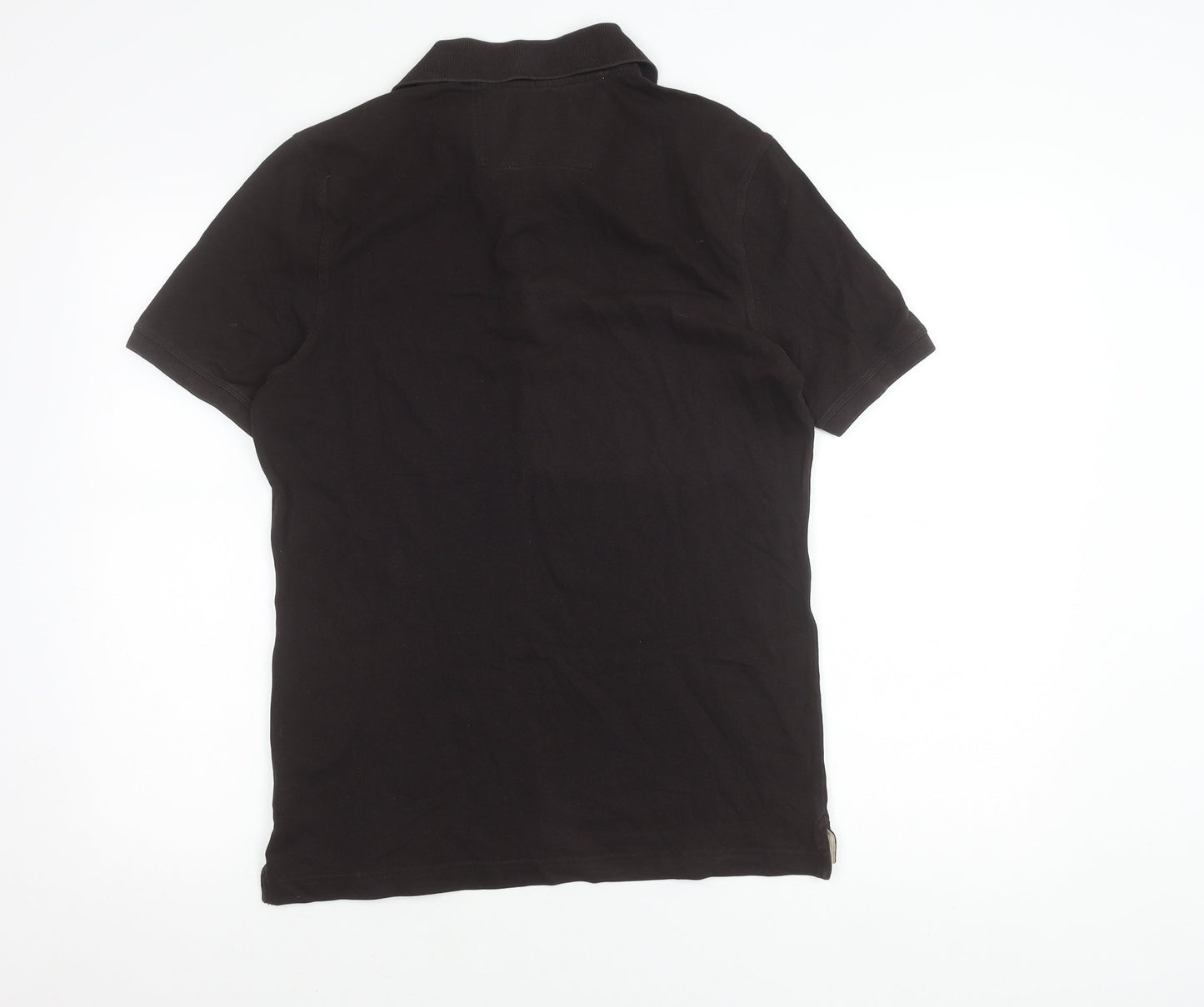 Banana Republic Men’s Black Polo Shirt Size S Short Sleeve Cotton Stretch
