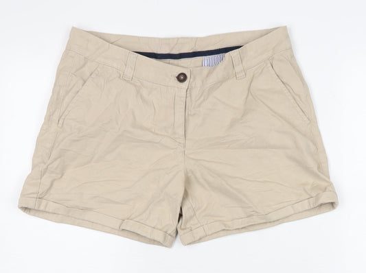 Raging Bull Women’s Beige Chino Shorts Size 12 Cotton Casual