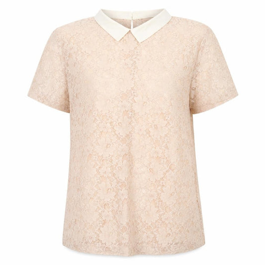 Womens UK Size 14 French Connection Beige Polyamide Blend Blouse