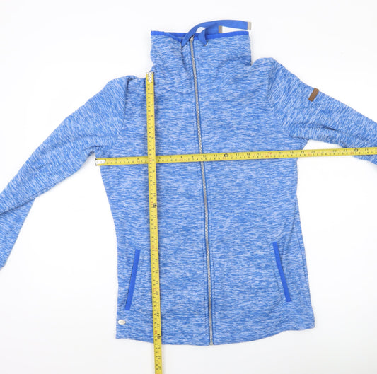 Regatta Womens Blue Full Zip Lightweight Fleece Jacket Size 12