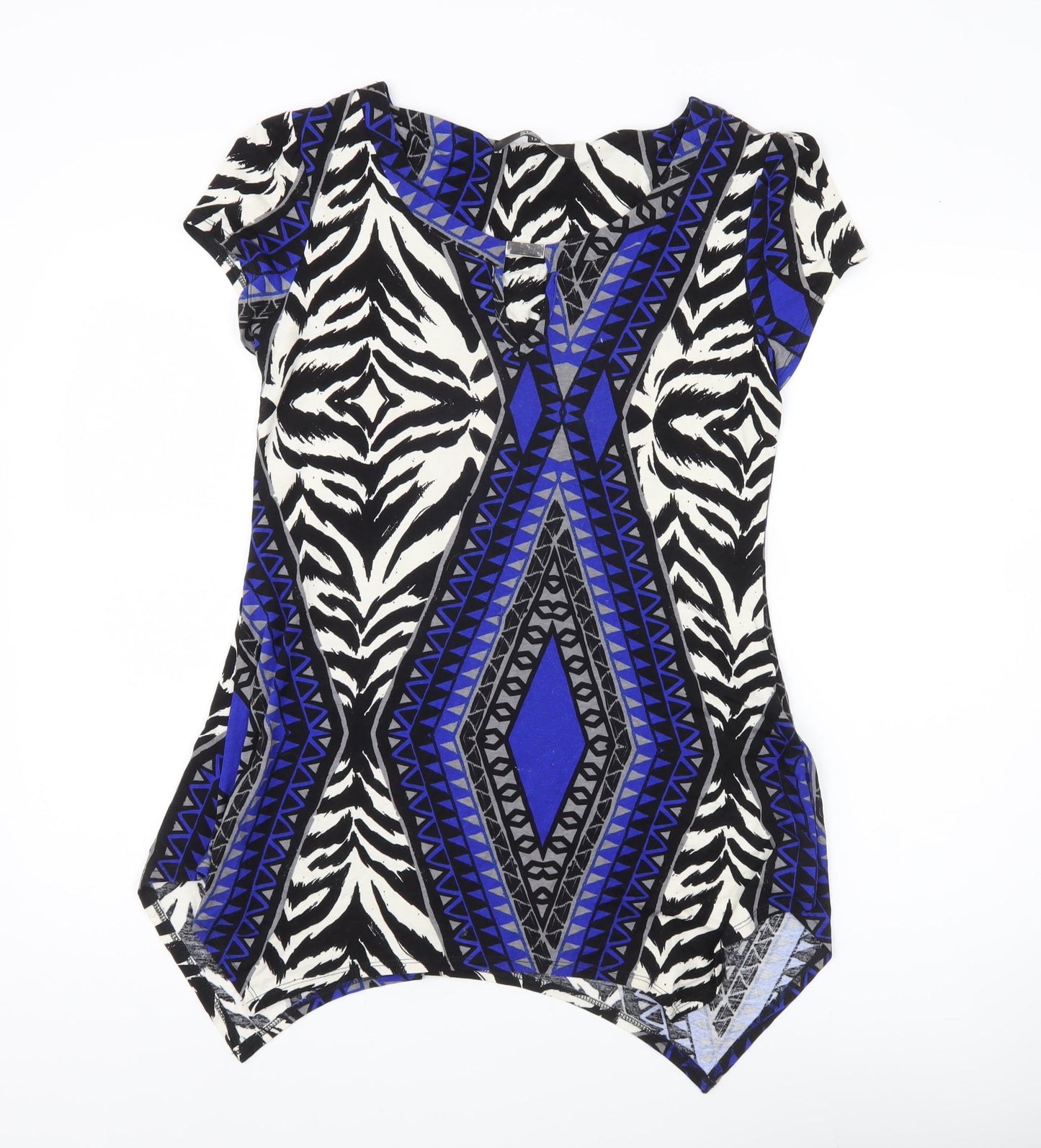 Star by Julien Macdonald Womens Multicoloured Tunic Top Size 12