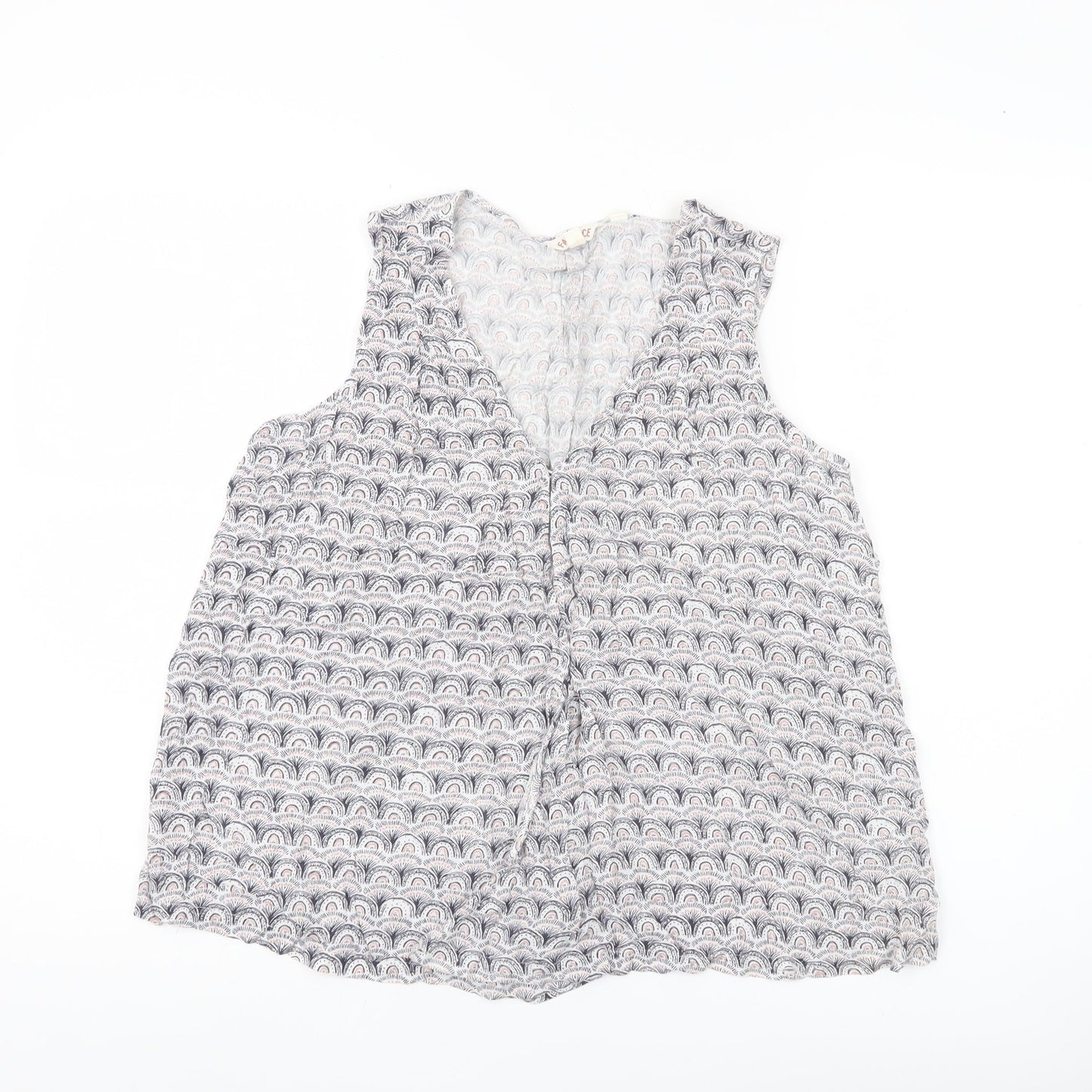 Fat Face Women’s Multicoloured Viscose Sleeveless Tank Top UK14