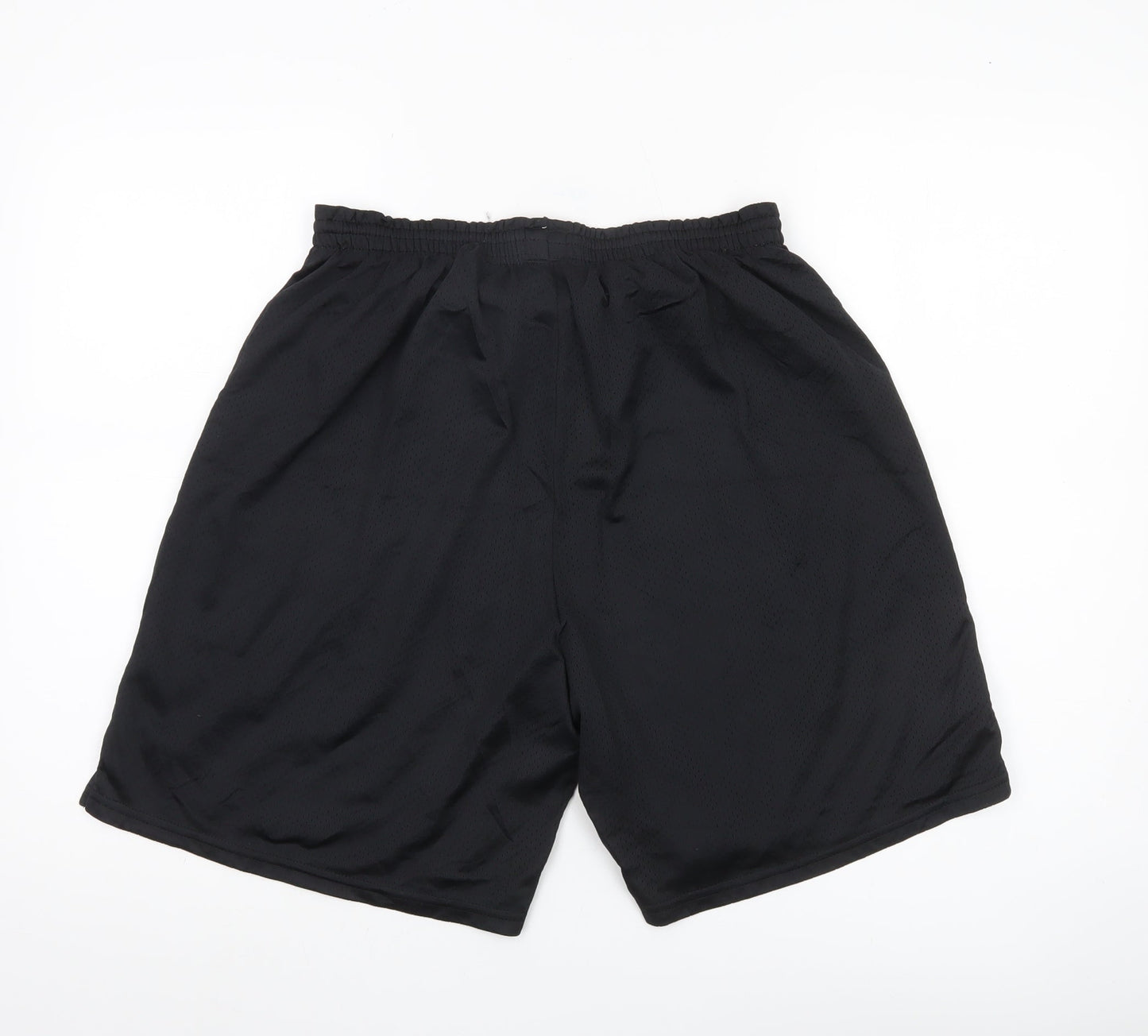 Champion Men’s Black XL Athletic Mesh Shorts Elastic Waist