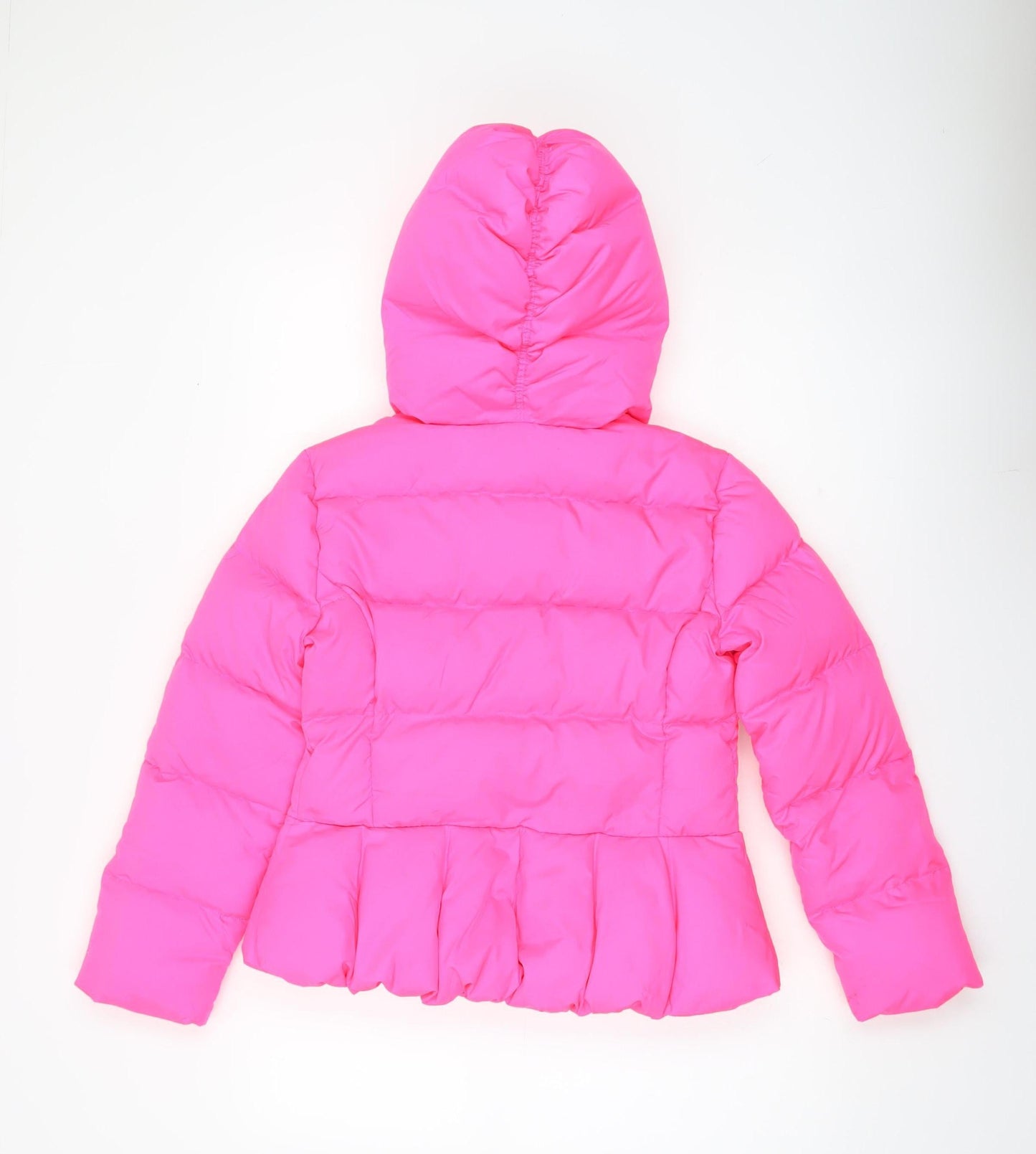 Ralph Lauren Teens Pink Puffer Jacket Hooded Size 14