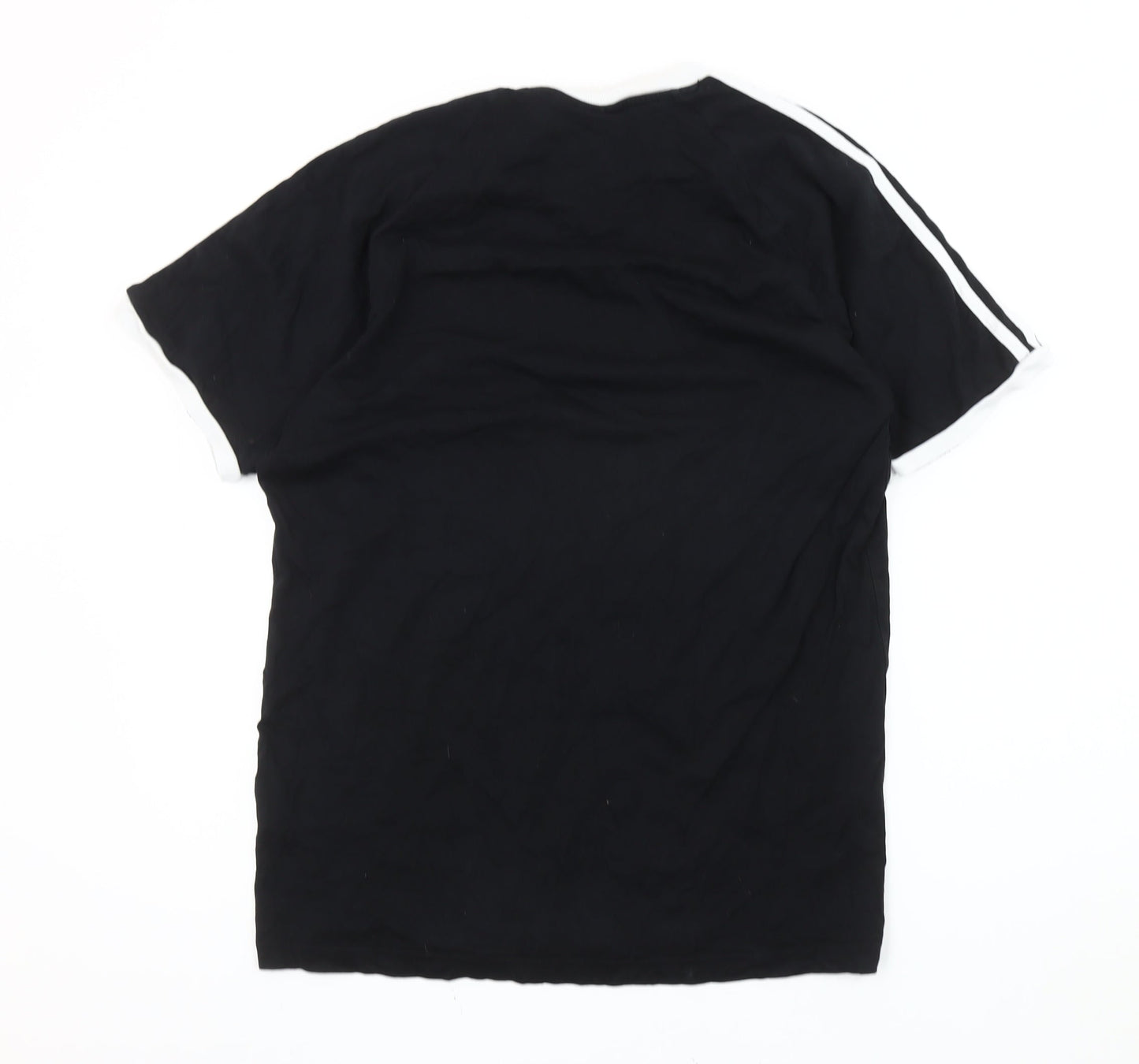 Adidas Men’s Black L Regular Fit Crew Neck Short Sleeve T-Shirt