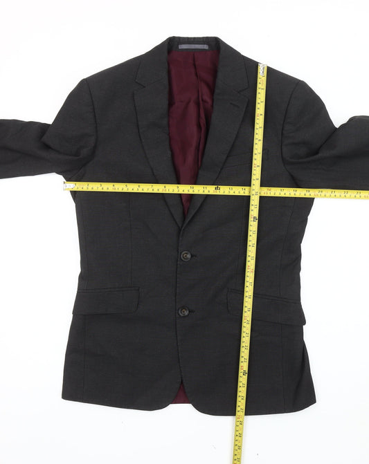 Marks and Spencer Men’s Grey Blazer 36in Regular Fit Jacket