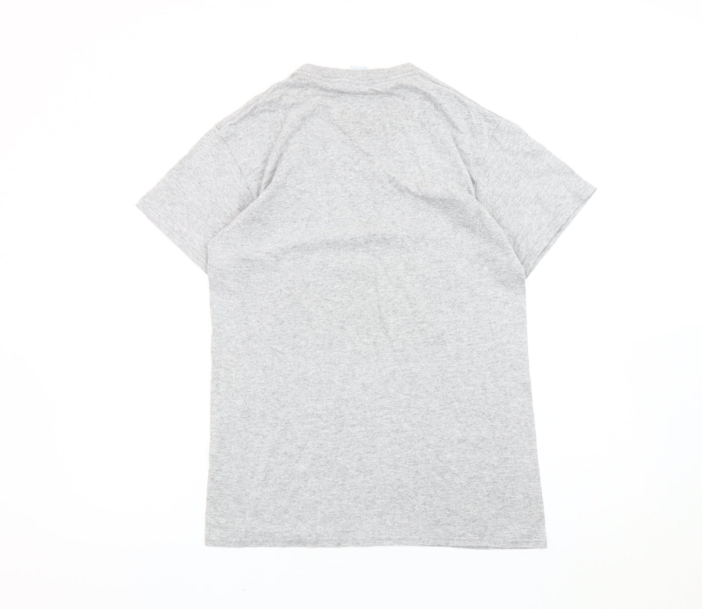 Delta Men’s Grey USA Flag New York City Graphic T-Shirt Size S