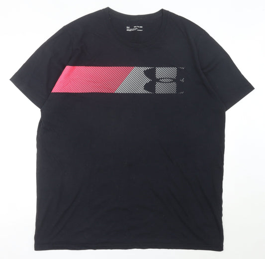 Under Armour Men's Black 2XL Sports Graphic T-Shirt