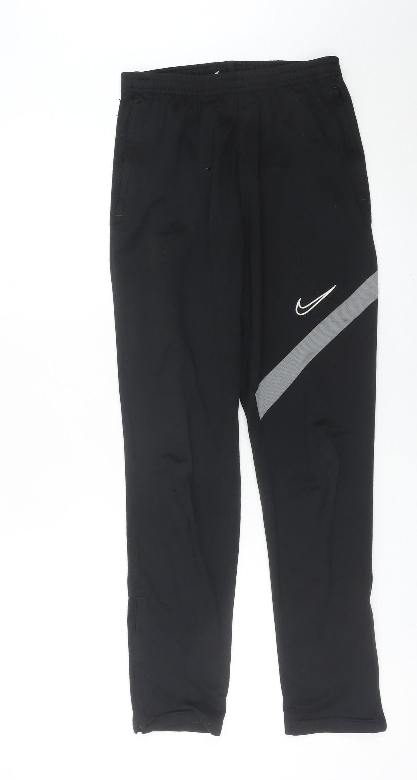 Nike Boys Black XL Jogger Trousers Dri-Fit Sportswear Polyester