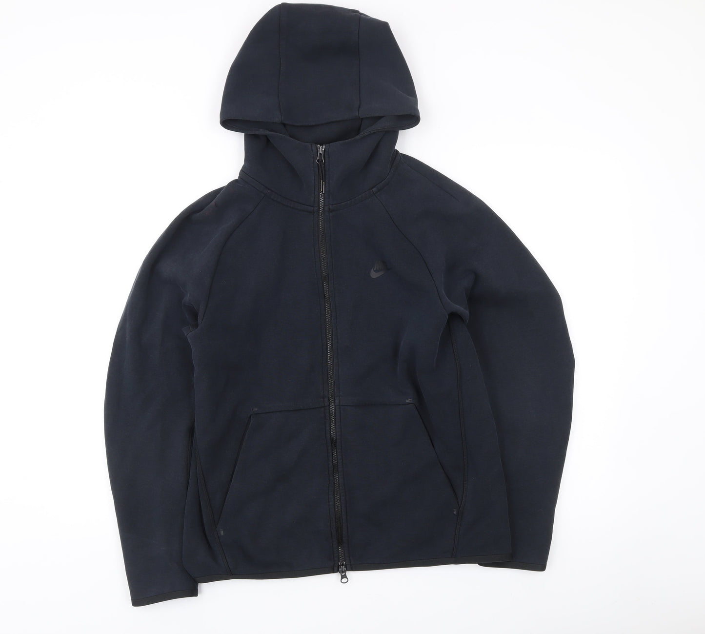 Nike Men's Black S Full Zip Hooded Jacket Sports Casual