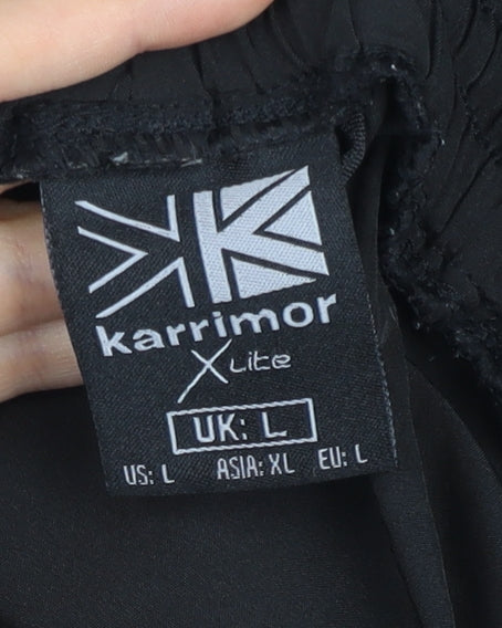 Karrimor Men’s Black Jogger Trousers L Lightweight Reflective
