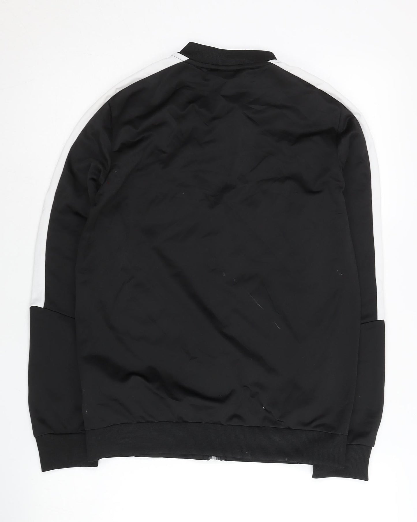 Puma Boys Black Track Jacket 13-14 Years Full Zip Lightweight Activewear