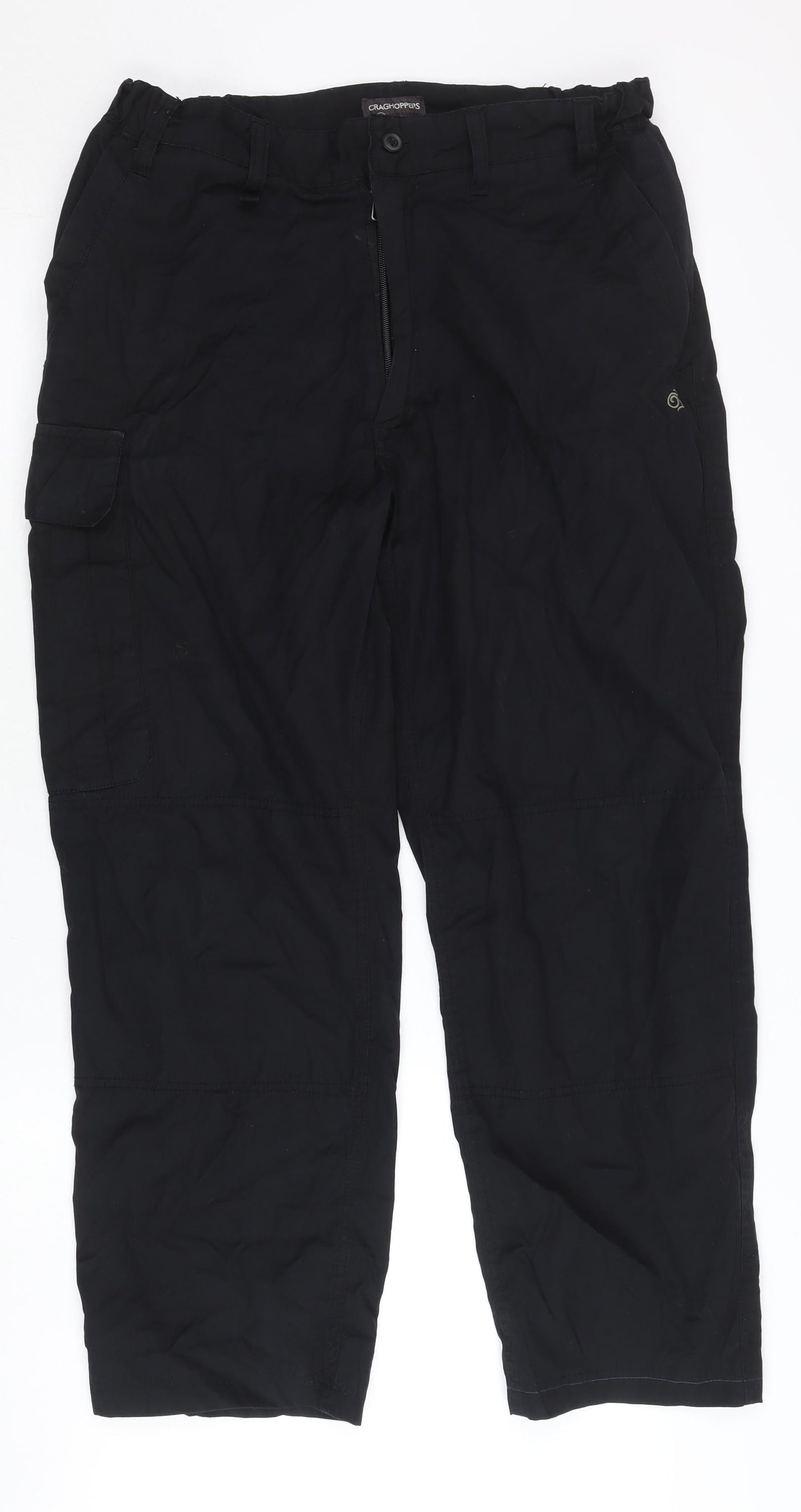 Craghoppers Mens Black 32 Walking Trousers Lightweight Hiking