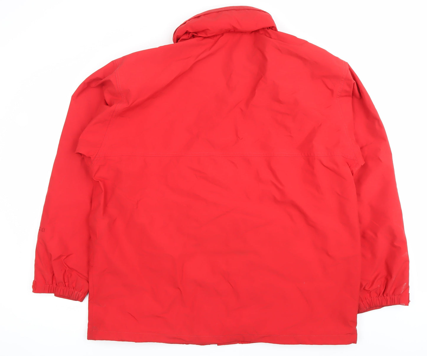 Patagonia Men’s Red Waterproof Jacket L Regular Fit Outdoor Rain Coat