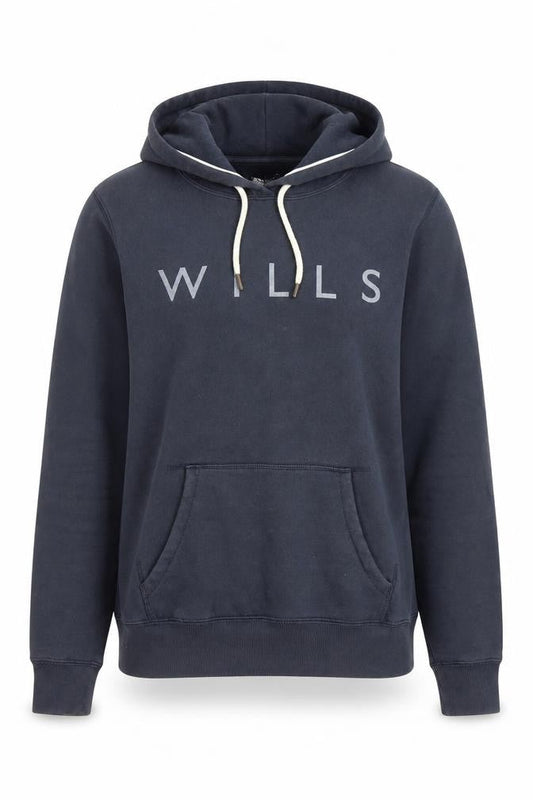 Womens UK 10 Regular Jack Wills Blue Pullover Hoodie