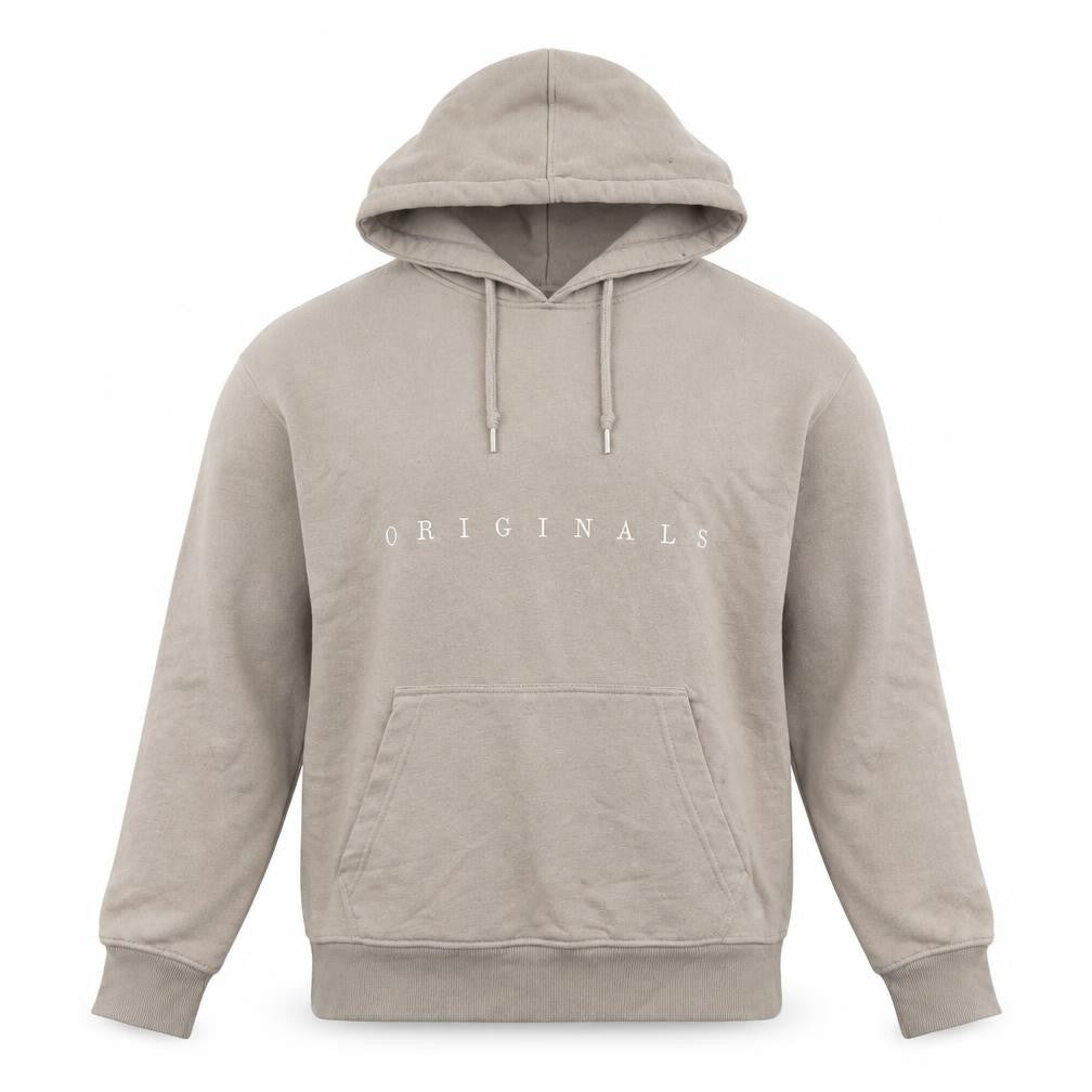 Mens UK M Regular JACK & JONES Beige Pullover Hoodie