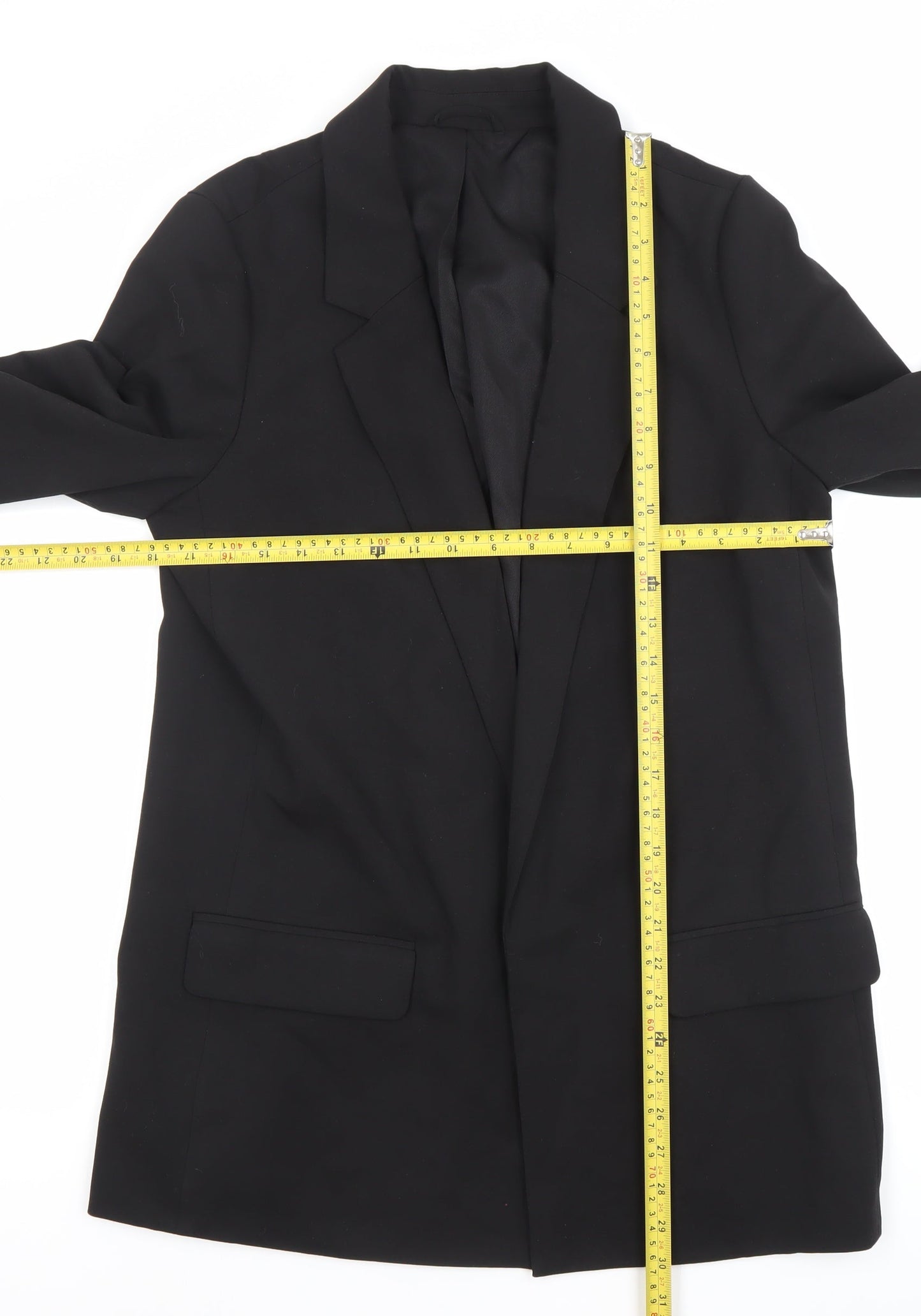 AllSaints Womens Black Blazer Jacket Size 12 Workwear Formal