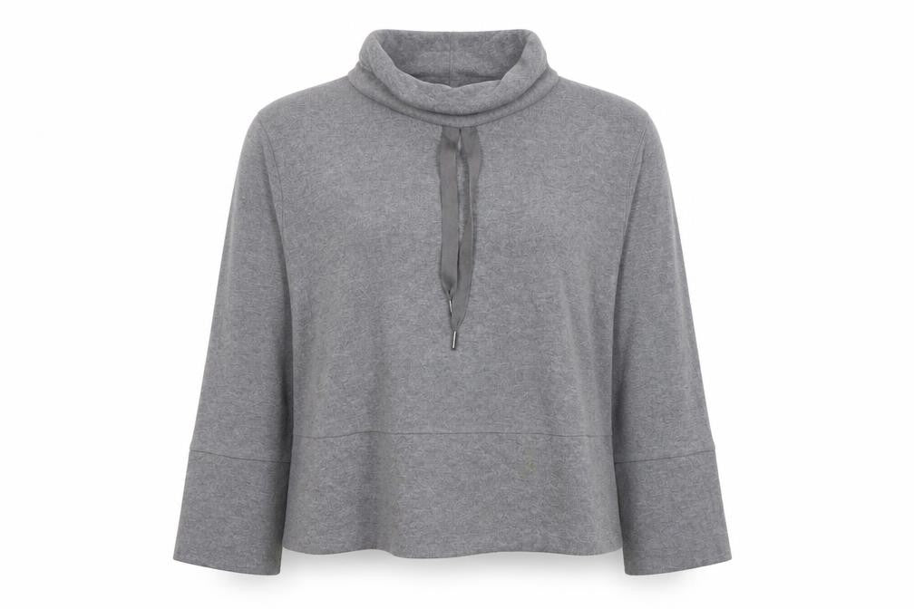 Next Women Grey Cowl Neck Pullover Sweatshirt Size 14