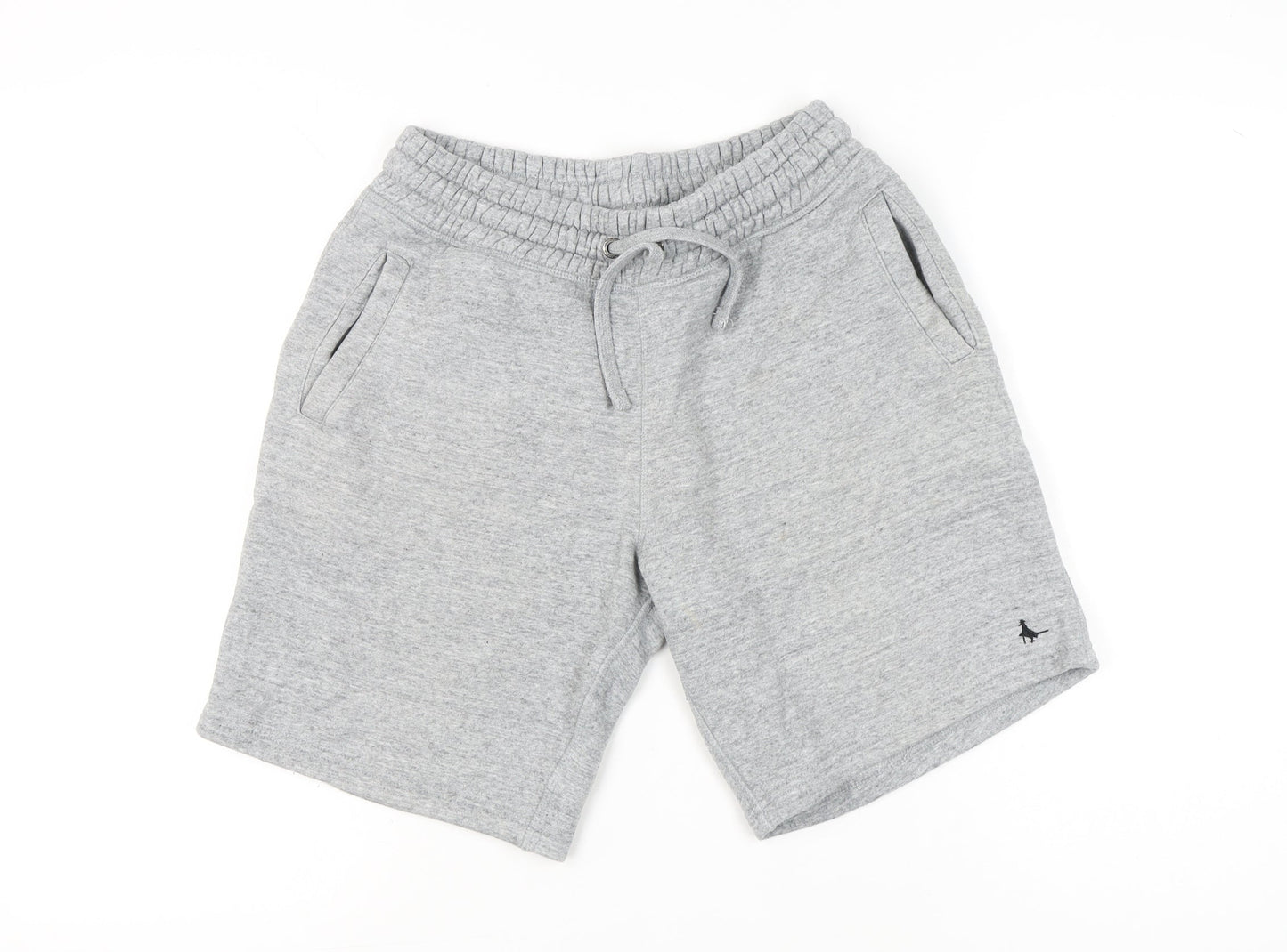 Jack Wills Men’s Grey Sweat Shorts Size S Elastic Waist Drawstring