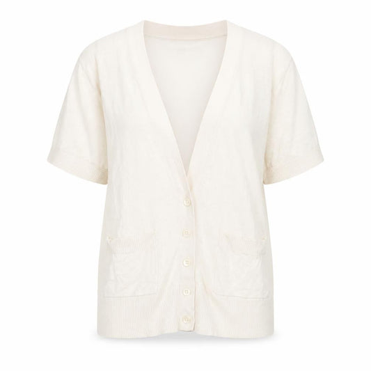 Womens UK M Regular Gap Beige Cardigan Tight-Knit