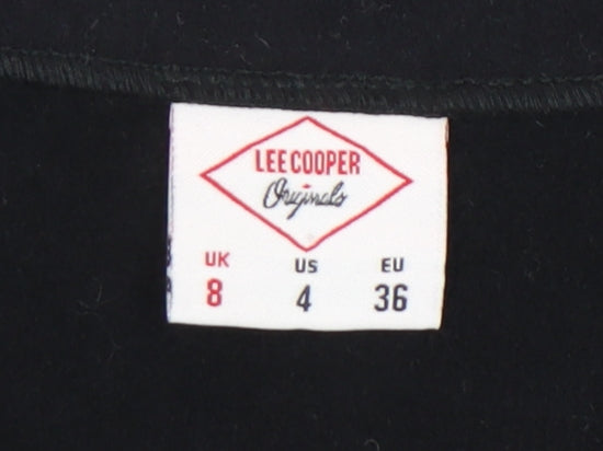 Lee Cooper Women’s Black Wool Polyester Blazer UK 8 Classic Style