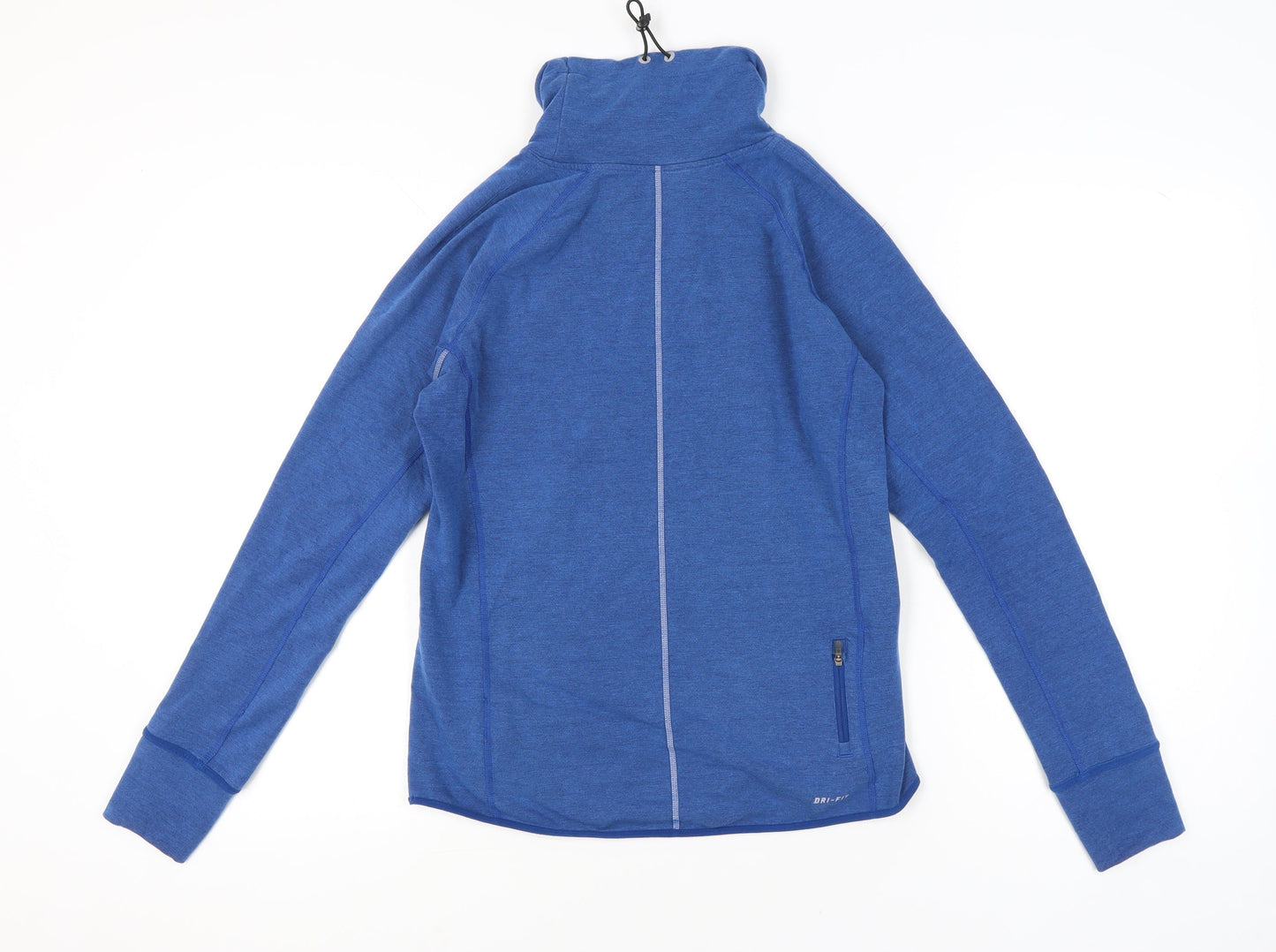 Nike Womens Blue Running Pullover Sweatshirt Size M Dri-Fit